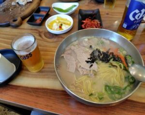 済州島旅行ラーメン